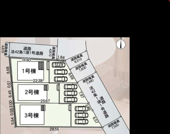 【区画図】 | クレイドルガーデン石巻市大街道南第14