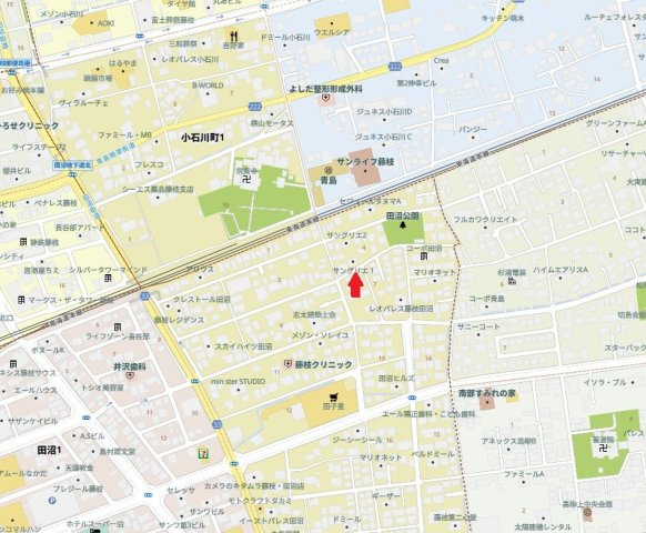 サングリエⅠ の地図