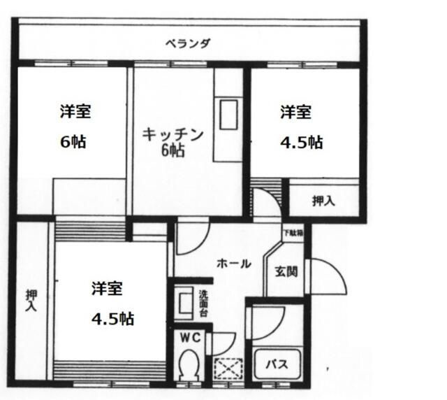 品川ひばりが丘アパート４号棟