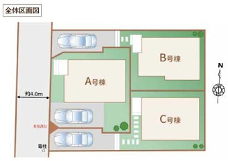 西東京市新町2丁目　新築一戸建　中央線　武蔵境の区画図