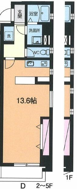 ネルメッツォ国分寺の間取り