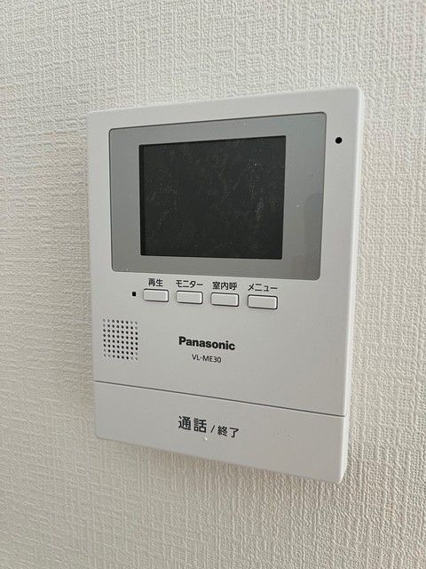 クレイドルガーデン久留米市善導寺町与田第6-1号棟のセキュリティ|TVモニター付きで安心です☆
