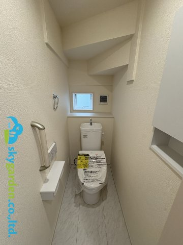 茅ヶ崎市室田3丁目　新築戸建　全2棟2号棟のトイレ|トイレも気になるポイント