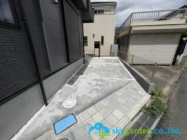 茅ヶ崎市室田3丁目　新築戸建　全2棟2号棟の駐車場|車種・サイズ要確認（普通車１台分）