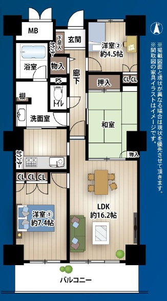 オーク・スクエア西神中央七番館の間取り