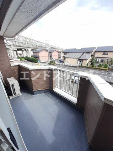 サルドセジュール　Ｂのバルコニー|高崎、前橋のお部屋探しはエンドスケープまで！お客様の理想お聞かせ下さい♪
