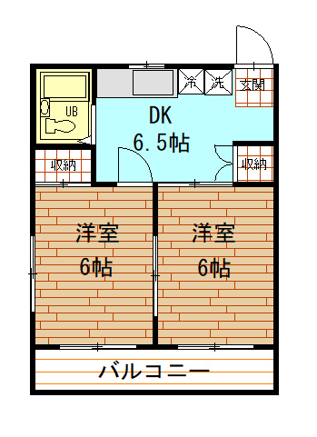 サンハイツ山中の間取り