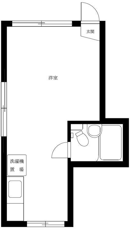 ホワイトハイツ神楽坂Ⅰの間取り|間取りです。