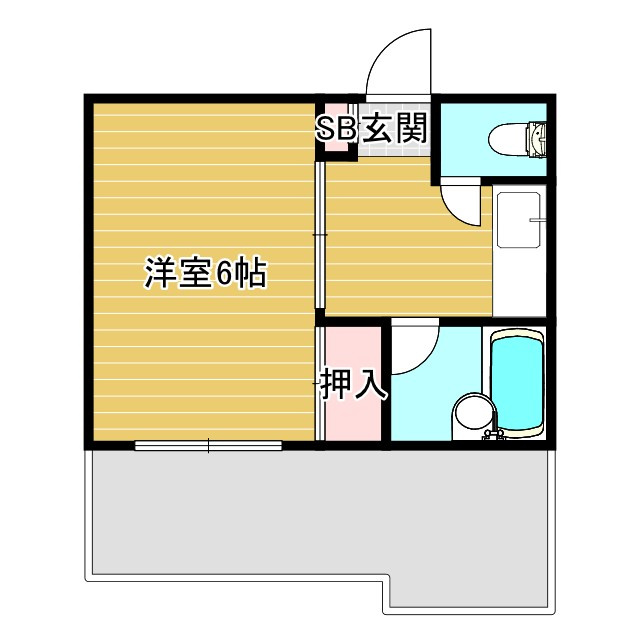ジュネス第1の間取り