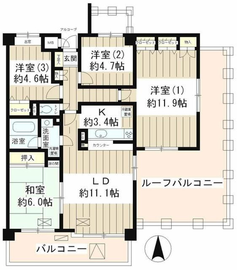【間取り】 | フィオーレ