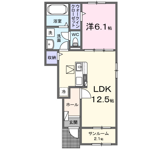 ピース・有沢の間取り