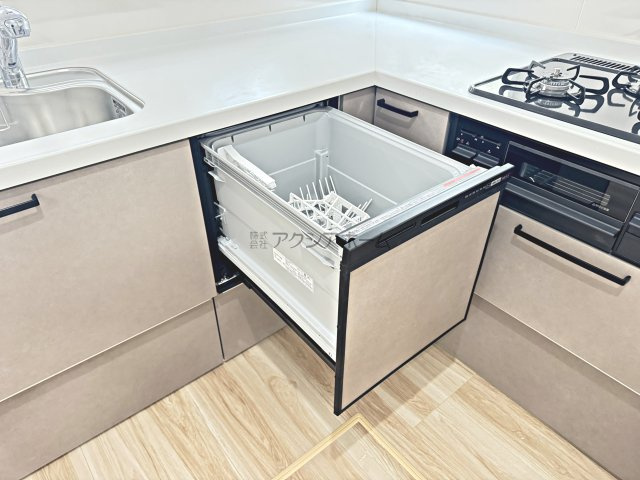 東村山市富士見町3丁目・全2棟　新築一戸建　2号棟のキッチン|食器洗浄乾燥機