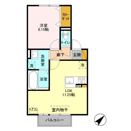 【間取り】 | バードネイチャー　Ｅ棟