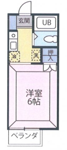 クロノス霞ヶ関の間取り
