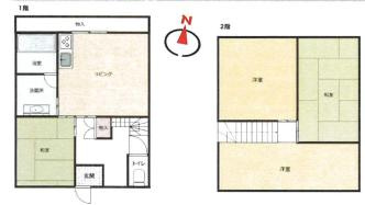 久喜市栗橋東5丁目　中古一戸建ての間取り|家族の休憩や子どもの遊び場としてもオススメ！2つの和室を完備♪