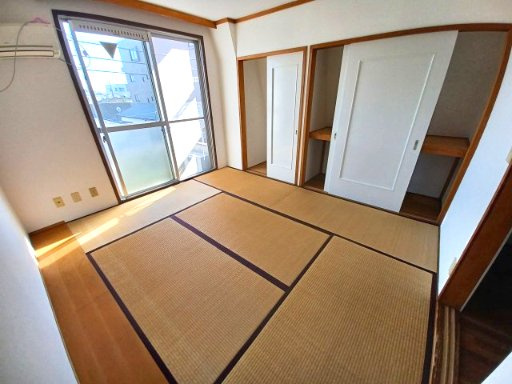 三恵ハウスBの和室|きれいな和室です