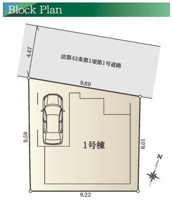 【区画図】 | 綾瀬市大上9丁目 新築戸建 全1棟