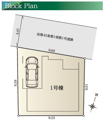 【区画図】 | 綾瀬市大上9丁目 新築戸建 全1棟