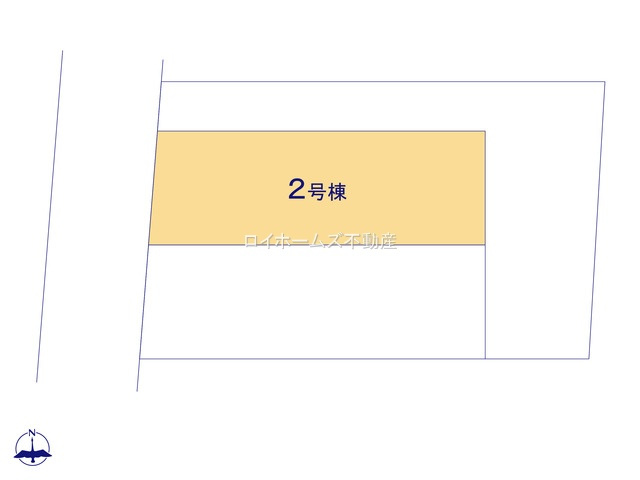 【区画図】 | 尾張旭市東大久手町１丁目14-5『仲介料無料』新築戸建て | 2号棟