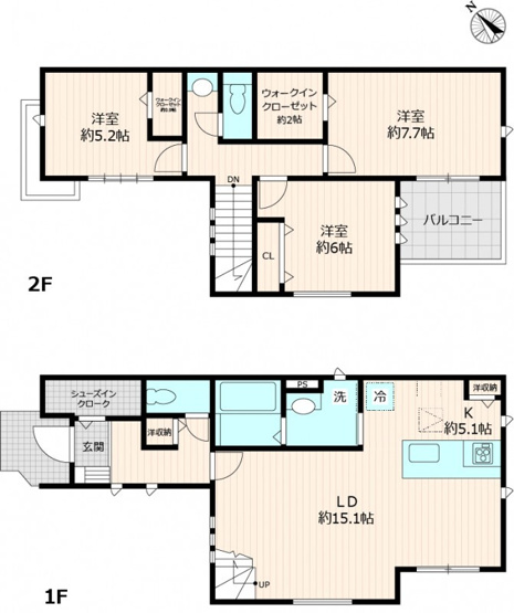 【間取り】 | 仮称）赤塚新町3丁目戸建
