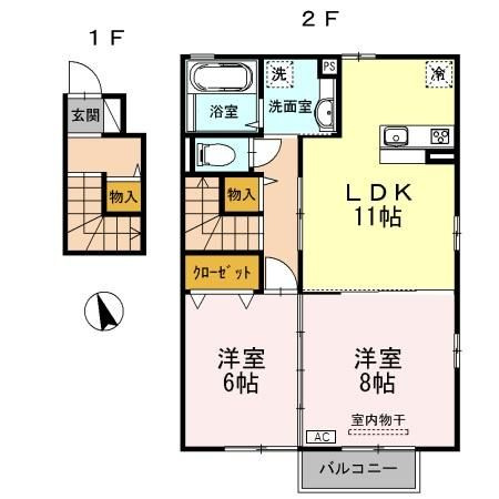 ガーデン ローリエの間取り