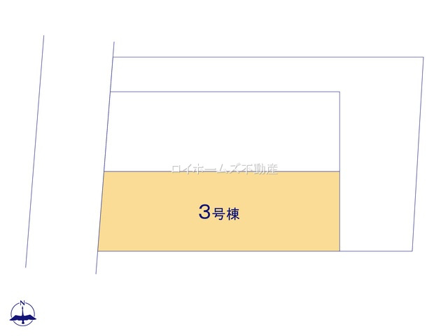 【区画図】 | 尾張旭市東大久手町１丁目14-5『仲介料無料』新築戸建て | 3号棟