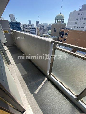 エスリード西本町のバルコニー