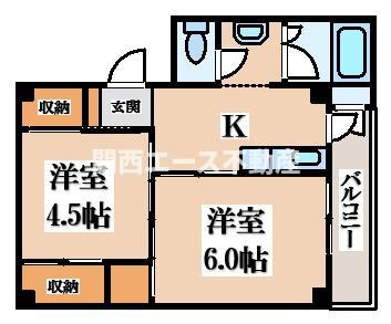 【間取り】 | ビレッジハウス外町