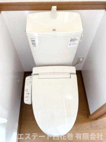 あい星が丘Ⅱ　のトイレ|洗浄機能付き暖房便座
