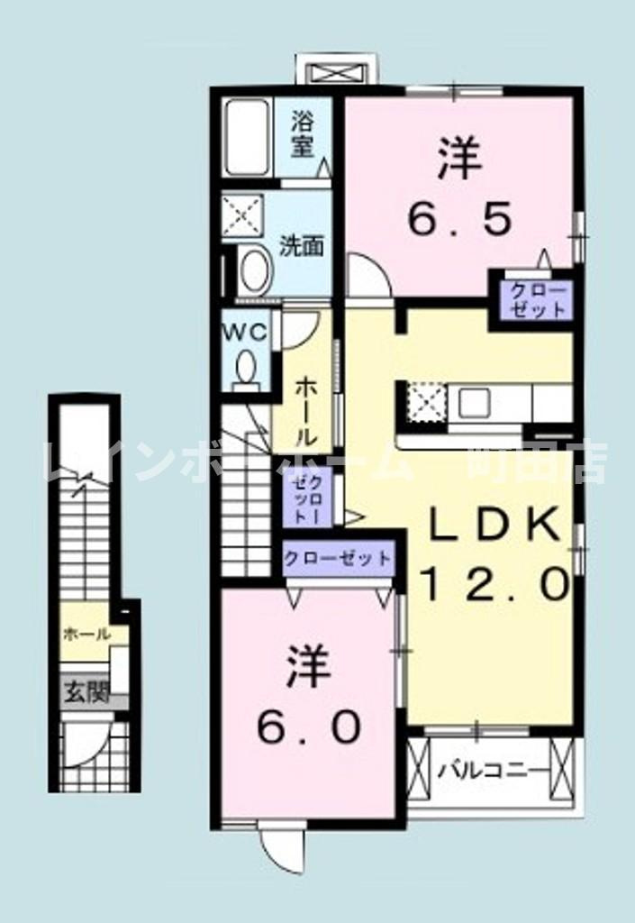 ノーヴァ　エス※初期費用分割あと払いサービス利用可能物件の間取り