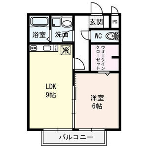 【間取り】 | セジュールコウハナ A棟 A | 間取り図です。
