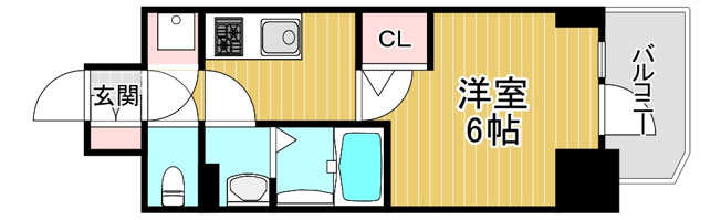 【間取り】 | エスリード大阪城クローグ