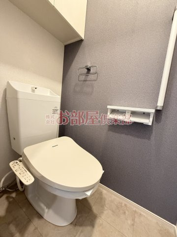 ヴィラ グレースのトイレ|落ち着いた色調のトイレです