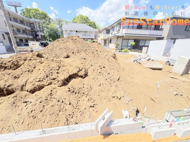 【サンスターホーム現地販売物件】羽村市栄町2丁目　オール電化新築戸建2号棟の外観