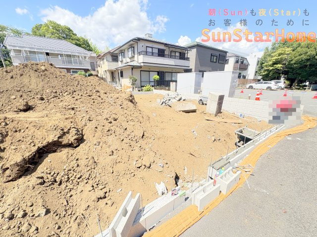 【サンスターホーム現地販売物件】羽村市栄町2丁目　オール電化新築戸建2号棟の外観