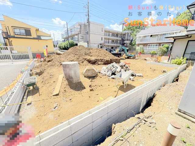【サンスターホーム現地販売物件】羽村市栄町2丁目　オール電化新築戸建2号棟の外観