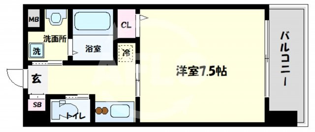 LIVIAZ NAMBA KRASSの間取り|LIVIAZ NAMBA KRASS（リヴィアスナンバクラス）　間取り