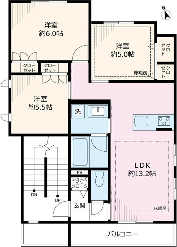 Hale　Honoの間取り