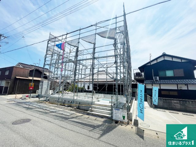 小野市東本町　第3　新築一戸建ての外観|周辺は落ち着いた街並みの住宅地！子育てがしやすい住環境です！まだ未完成ですが、現地でしかわからない事もございます。是非一度ご覧ください。