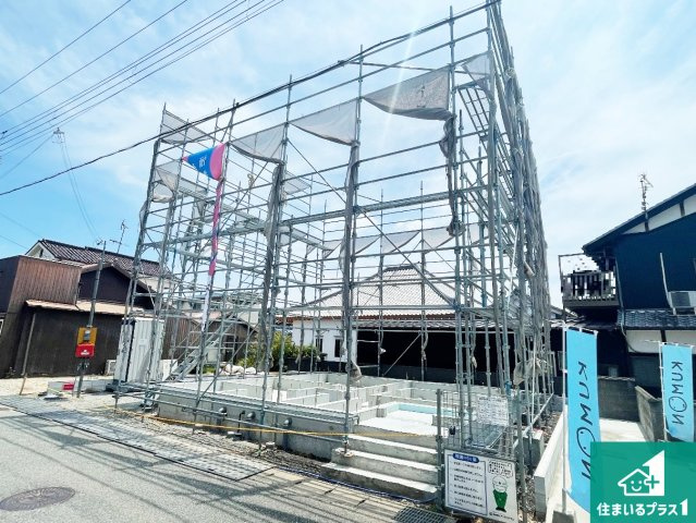 小野市東本町　第3　新築一戸建ての外観|周辺は落ち着いた街並みの住宅地！子育てがしやすい住環境です！まだ未完成ですが、現地でしかわからない事もございます。是非一度ご覧ください。