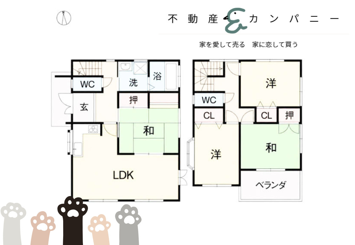 姫原３丁目の中古戸建の間取り