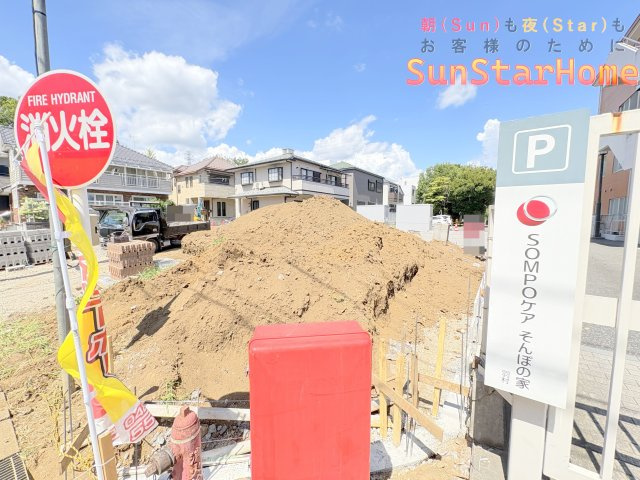 【サンスターホーム現地販売物件】羽村市栄町2丁目　オール電化新築戸建3号棟の外観
