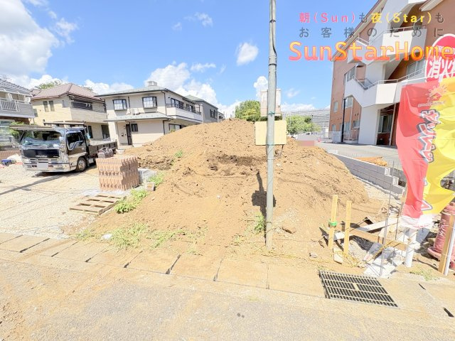 【サンスターホーム現地販売物件】羽村市栄町2丁目　オール電化新築戸建3号棟の外観