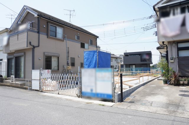 越谷市大字向畑 新築分譲住宅の外観