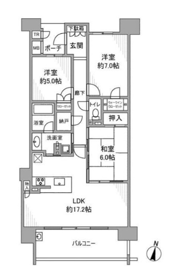 【間取り】 | アリーナシティ【名古屋市賃貸・分譲タイプ】