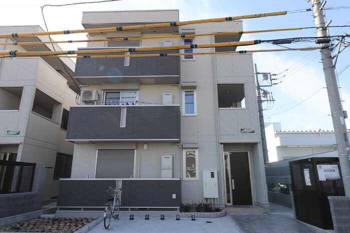 レディアの外観|★都市ガス★ネット無料★オートロック★浴室乾燥機★追炊き★