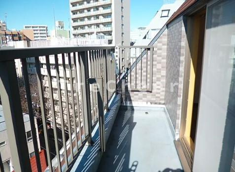 スカイコート新大塚のバルコニー