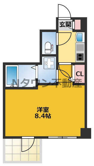 【間取り】 | エステムプラザ名古屋栄プレミアム | 使いやすい間取りです