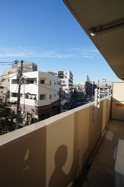 墨田区菊川１丁目の賃貸マンションのバルコニー|ワイドなバルコニー♪