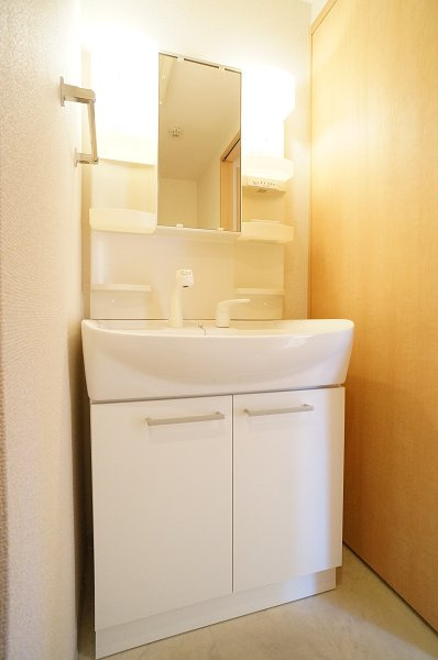 墨田区菊川１丁目の賃貸マンションの洗面所|女子力向上にはシャンプードレッサーはマストアイテム♪